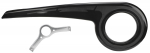 Keti kaitse 185/115mm 38T with bracket black