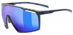 Prillid Uvex mtn perform black-blue matt / mirror blue