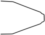 Kinnitusvarras porikaitsele ACID 55 20" 2.0 rear