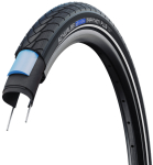 V&auml;liskumm 28" Schwalbe Marathon Plus HS 348 Perf Wired 28-622 / 700x28C Black-Reflex