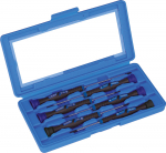 T&ouml;&ouml;riist set Cyclus Tools screwdrivers for precision mechanics in plastic box (720532)