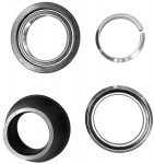 Kaelakausid Cube 11 ZS-IS Tapered 1-1/8"-1-1/4" Semi Integrated-Integrated Alu