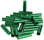 Hammasratta korpuse otsakork ProX Alu green (100pcs.)