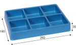 T&ouml;&ouml;toa lauaosa Cyclus Tools Tray with 6 compartments (720672)