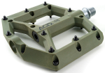 Pedaalid ACID Flat C1-IB plastic olive green