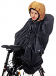 Vihmaponcho Bellelli rear seat black-yellow