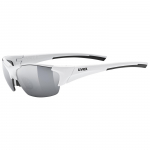 Prillid Uvex blaze III white black / litemirror silver