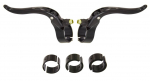 Pidurilingid Saccon Italy CC/Single Alu black (pair)