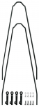 Kinnitusvardad SKS for Velo 42 Urban/ Velo 47 Trekking U-Stays black