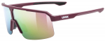 Prillid Uvex ramp burgundy matt / mirror rose