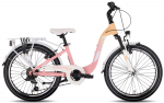 Jalgratas Tabou Queen 20 coral-white