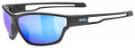 Prillid Uvex sportstyle 806 black matt / mirror blue