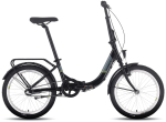 Jalgratas Tabou Fold ECO black-lime