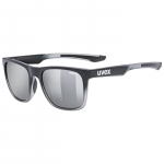 Prillid Uvex lgl 42 black transparent / mirror silver