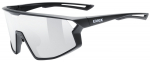 Prillid Uvex skyryse black matt / mirror silver