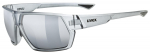Prillid Uvex sportstyle 238 smoke mat / mirror silver