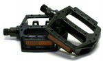Pedaalid Azimut BMX Platform Alu 9/16" w/bearings and reflectors black (1014)