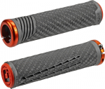K&auml;epidemed ODI CF v2.1 Lock-On Graphite/Orange-Orange