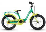 Jalgratas S'COOL niXe 16" 1-speed coaster-brake Aluminium green-lime