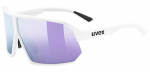 Prillid Uvex sportstyle 237 white matt / mirror lavender