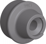 Jalgratta remondipukk part Cyclus Tools axle support adapter D long slotted plastic (290014)