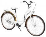 Jalgratas AZIMUT Vintage 28" 3-speed 2025 white-cream matt