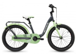 Jalgratas S'COOL niXe 18" 1-speed coaster-brake Aluminium dark grey-pastel green
