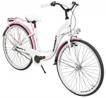 Jalgratas AZIMUT Vintage 28" 3-speed 2025 white-pink shiny