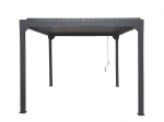 Metalcraft Pergola, latvkatus, 3x3m, k&auml;sitsi juhitav, antratsiit