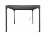 Metalcraft Pergola, latvkatus, 3x4m, k&auml;sitsi juhitav, antratsiit