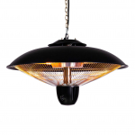 Fornorth terrassi k&uuml;ttekeha, lae k&uuml;ttekeha Deluxe 2000W puldiga, must