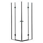 Lykke Du&scaron;inurk Arctic Deluxe 90x90x195cm, must raamistik