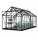 Lykke kasvuhoone Hybrid 13m2, must