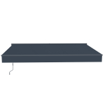 Lykke poolkassett-markiis 3,95x3 m mootoriga, tumehall