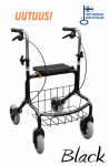 Rollaator Mauno, must