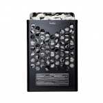 Helo elektriline saunak&uuml;te Hanko 60 STJ, 6kW, 5-9m&sup3;, fikseeritud juhtimine, must