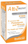 HealthAid A to Z Multivit with Lutein Tablets N30