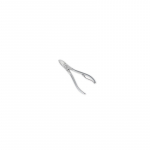 Credo Nail Tweezers, Chrome, Matte, 10 Cm