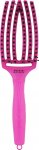 Olivia Garden Fingerbrush Combo Neon Purple hairbrush