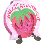 Bomb Cosmetics Stella The Strawberry Buddy Buffer Mini Soap Sponge 100 g