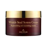 The Skin House Wrinkle Snail System Cream Izlīdzino&scaron;s sejas krēms ar gliemežu mucīnu 100 ml