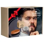 Roomcays Set #7: Wax for Moustache + Wild Boar Bristle Beard Brush