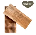 Zien Flower of Life Oak Wood Acupressure Sadhu Board