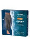 GUAM Slim Notte Night Leggings to Improve the Silhouette Grey XS-S
