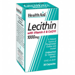 HealthAid Lecithin 1000 mg + Natural Vitamin E 45 iu + CoQ10 10 mg Capsules N30