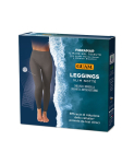 GUAM Slim Notte Night Leggings to Improve the Silhouette Grey L-XL