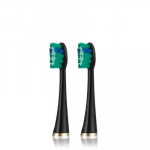 SEYSSO Gold Collection Anti-Plaque Brush Heads (Black) 2pcs