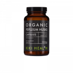 IKI Health Organic PSYLLIUM HUSKS - Looduslikud soolestiku kiudained, 120 kapslit