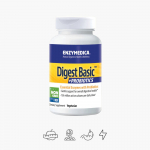 Enzymedica Digest&trade; Basic+PROBIOTICS - seedetrakti ens&uuml;&uuml;mikompleks koos probiootikumidega, 90 vegan kapslit