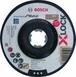 Lihvimisketas Bosch X-LOCK Standard for Metal, 125 x 6 mm T27